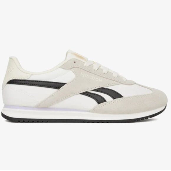 NEW REEBOK Suede Fiori Retro Sneakers for women in Chalk/black 7254mj2 - Picture 3 of 15